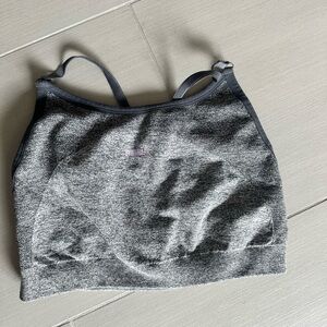 Gray Sports Bra